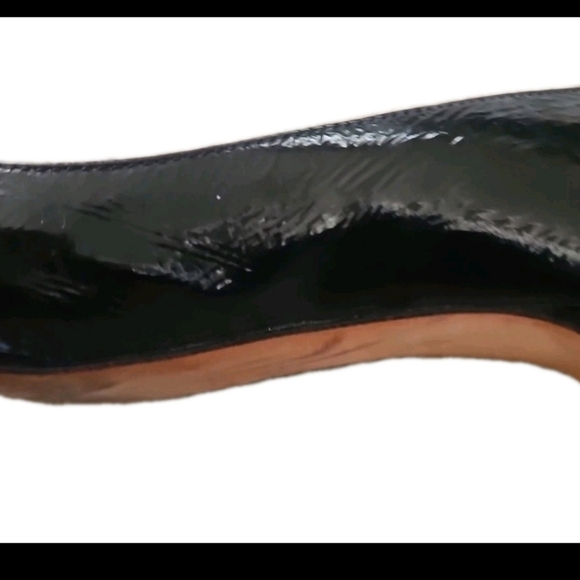 Butter London Womens Black Patent Leather Pointed Toe Bow Kitten Heel Shoes 9 - Picture 11 of 13